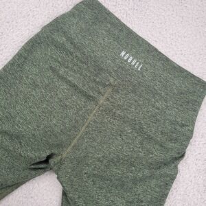 NOBULL Womens Green Heathered Leggings Workout Pants high waist Size‎ S